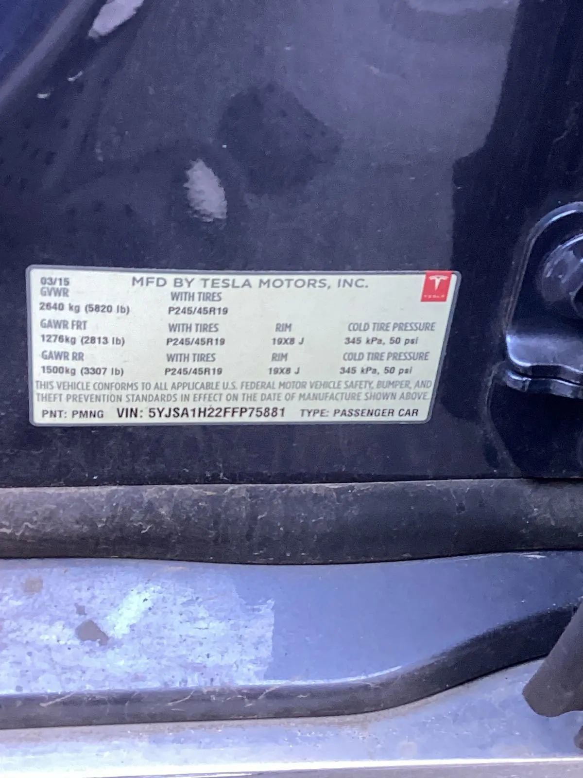 Used 2015 Tesla Model S 85D image 11