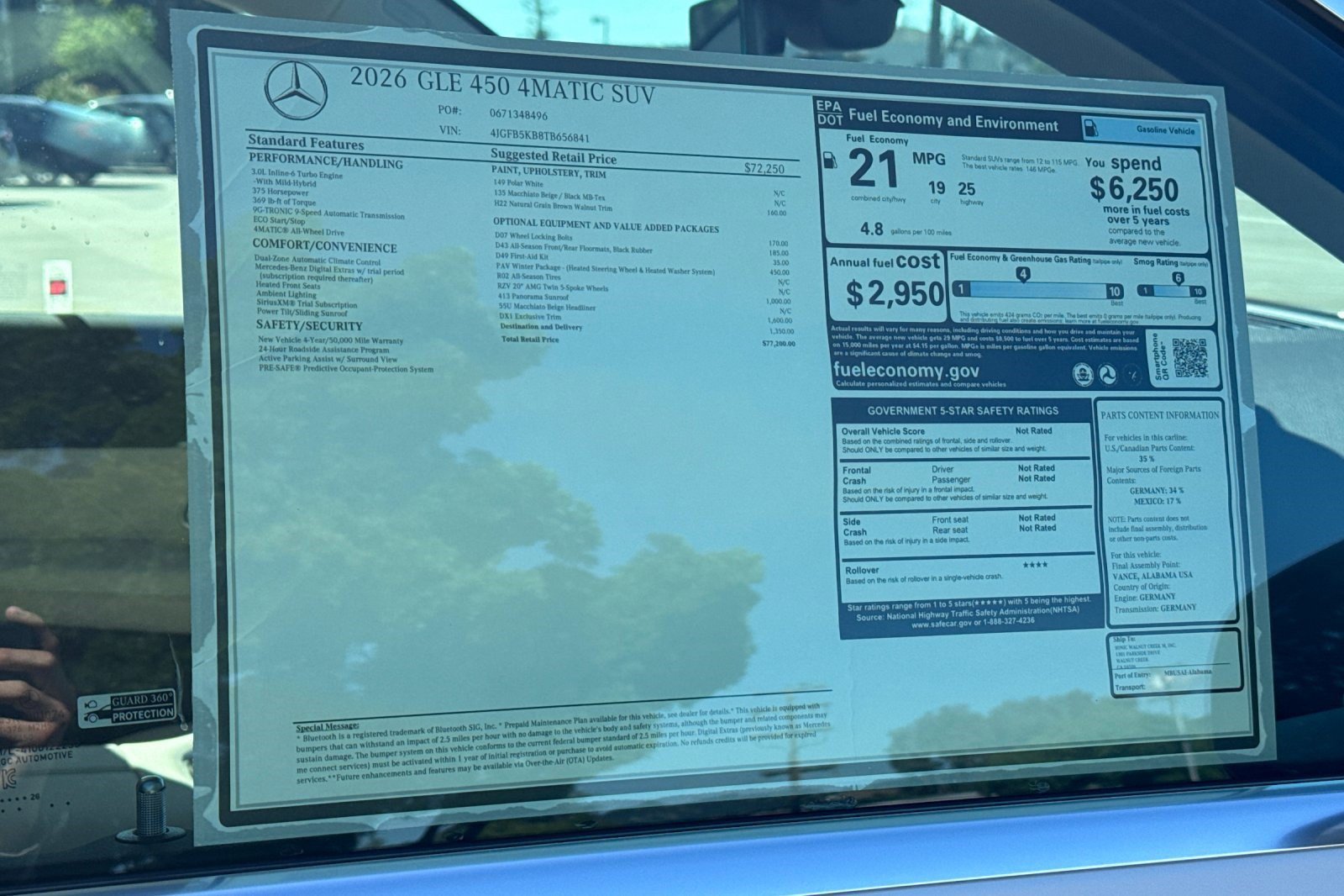 New 2026 Mercedes-Benz GLE 450 4MATIC image 30
