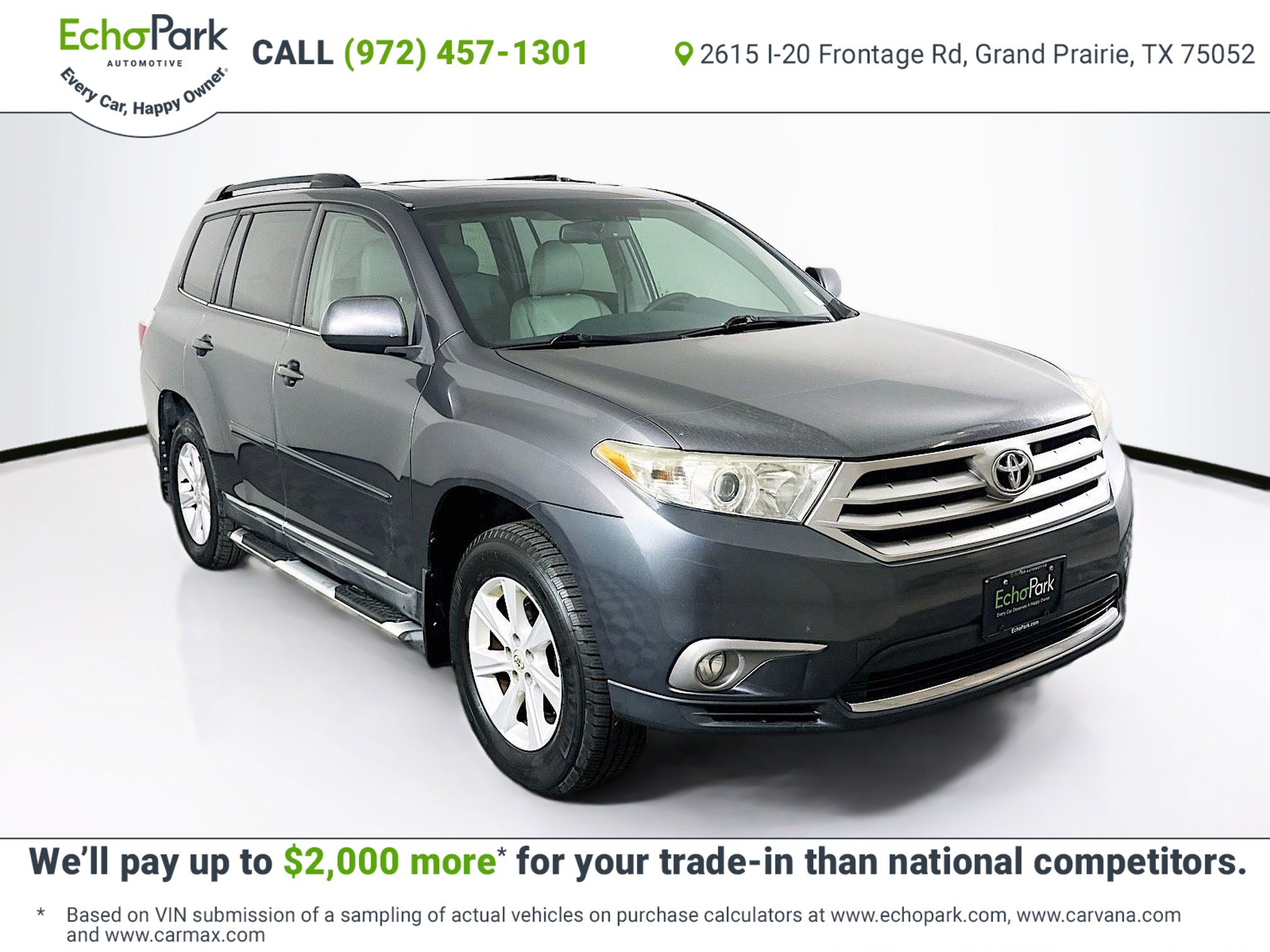 Used 2013 Toyota Highlander SE