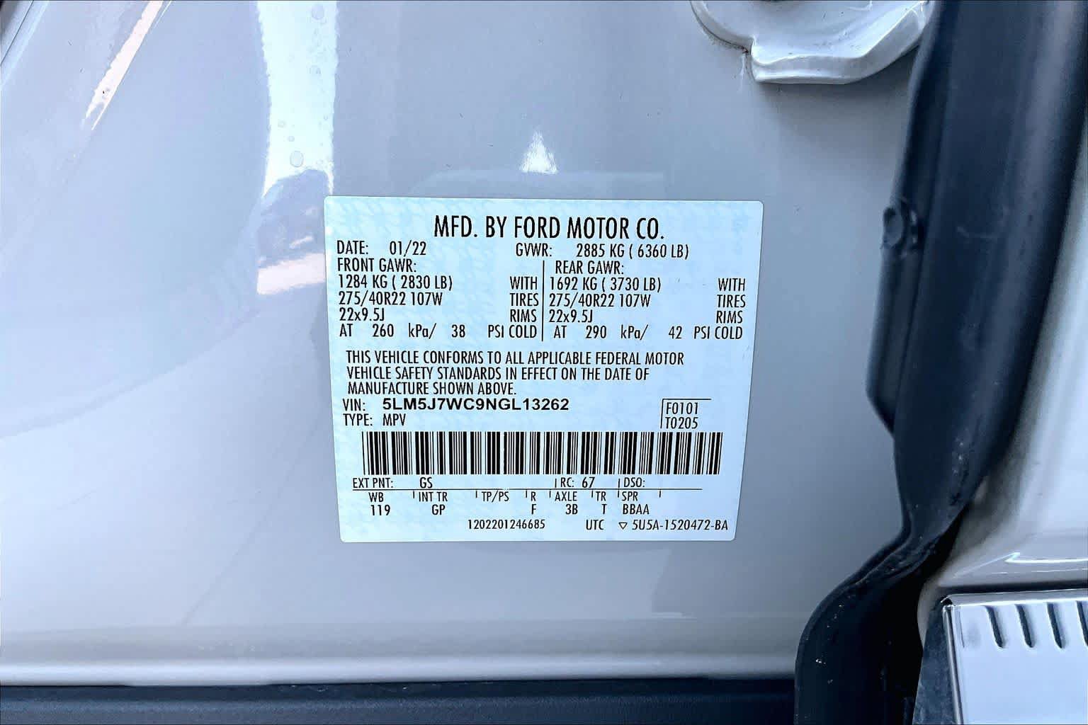 Used 2022 Lincoln Aviator Reserve w/ Equipment Group 201A RWD image 29