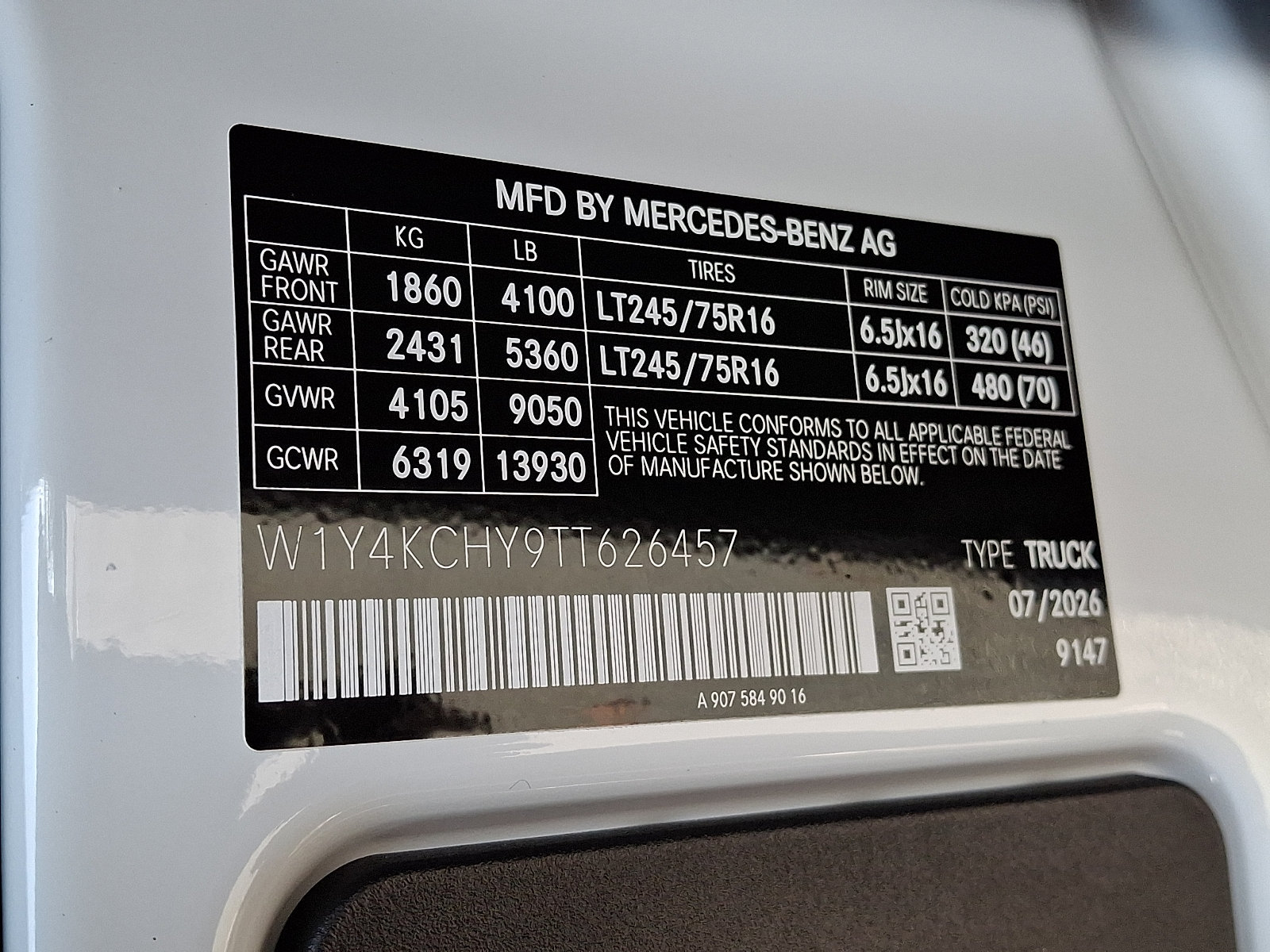 New 2026 Mercedes-Benz Sprinter 2500 image 10