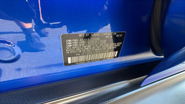Used 2022 Subaru WRX Limited image 34