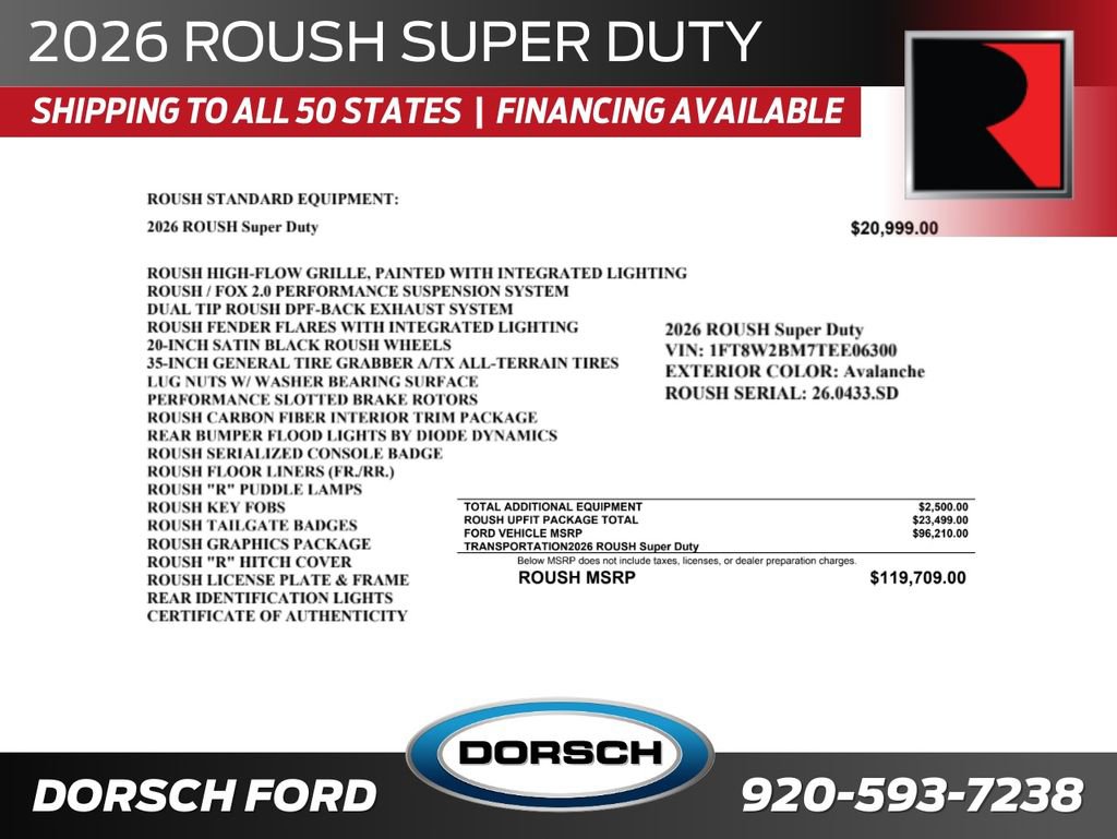 New 2026 Ford F250 Lariat w/ Black Appearance Package image 2