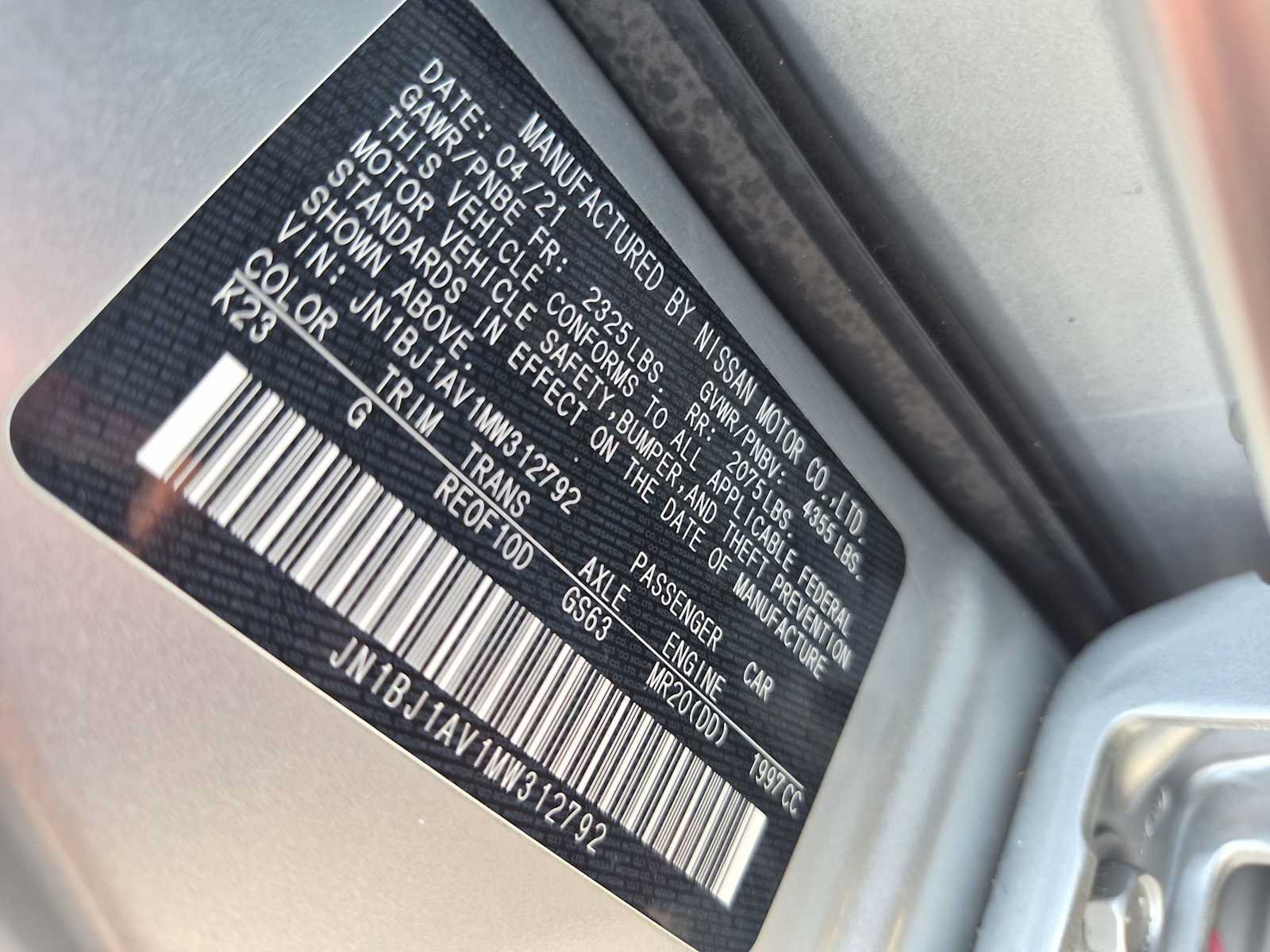 Used 2021 Nissan Rogue Sport S FWD image 30