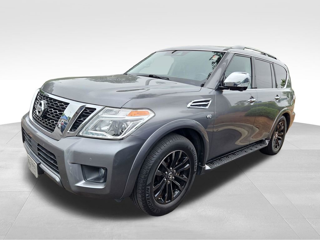 Used 2019 Nissan Armada Platinum w/ Captain's Chairs Package AWD/4WD image 3