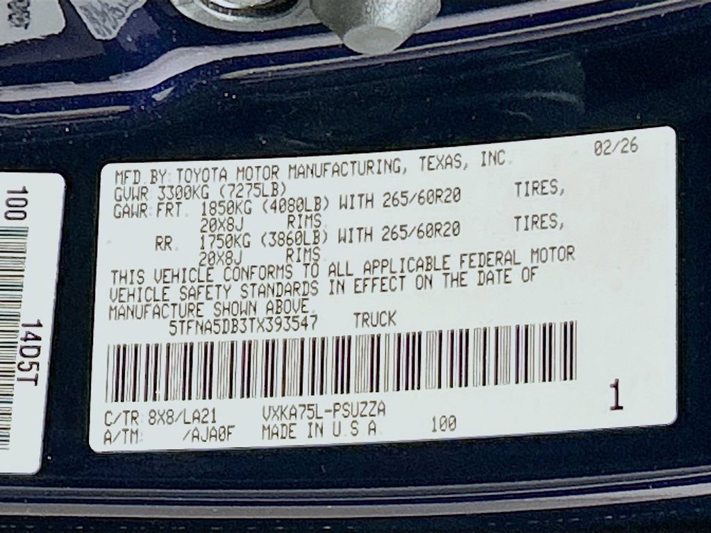 New 2026 Toyota Tundra Platinum AWD/4WD image 30
