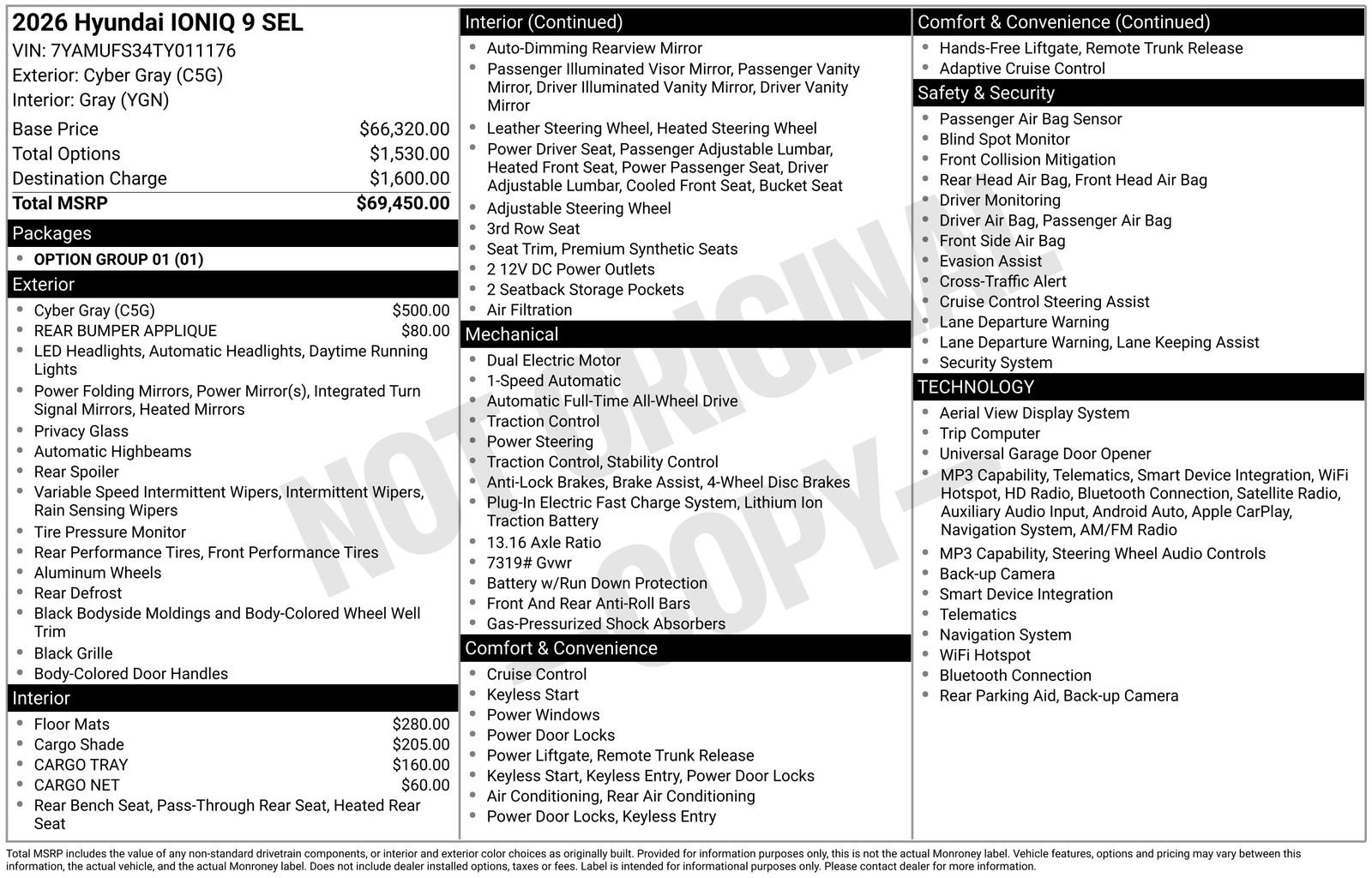 New 2026 Hyundai Ioniq 9 SEL AWD/4WD image 20