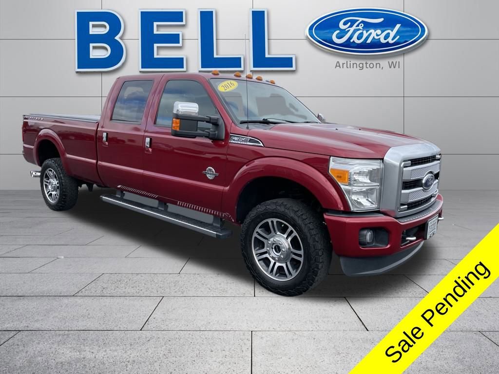 Used 2016 Ford F350 Platinum w/ Snow Plow Prep Package
