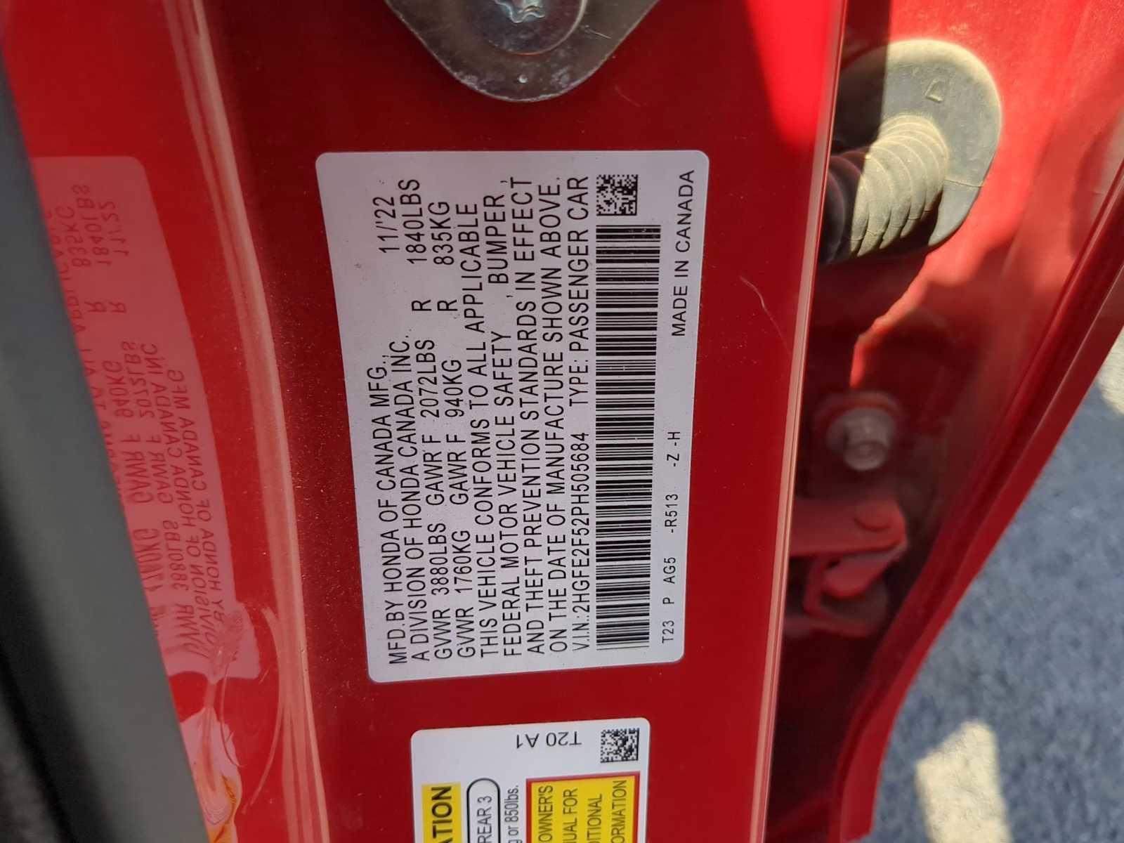 Used 2023 Honda Civic Sport image 28