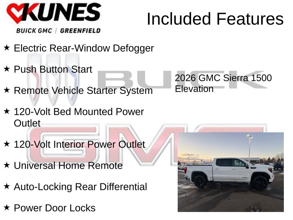 New 2026 GMC Sierra 1500 Elevation w/ Elevation Premium Package AWD/4WD image 4