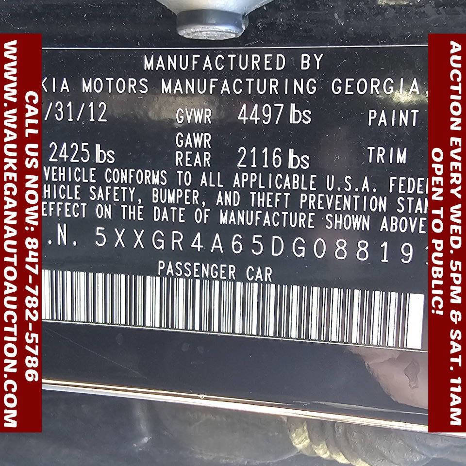 Used 2013 Kia Optima SX w/ Limited Pkg image 11