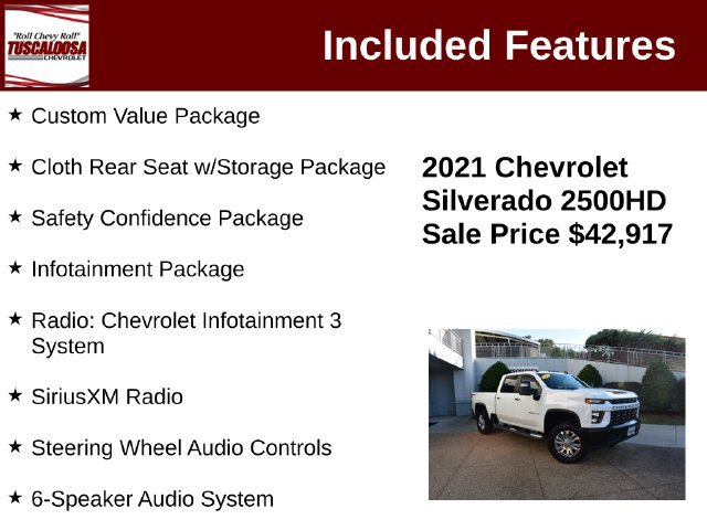 Certified 2021 Chevrolet Silverado 2500 Custom w/ Custom Value Package AWD/4WD image 12
