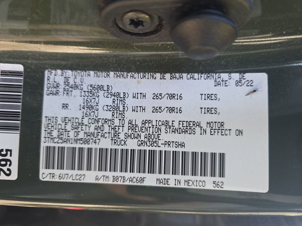 Used 2022 Toyota Tacoma TRD Off-Road w/ TRD Premium Off Road Package image 22