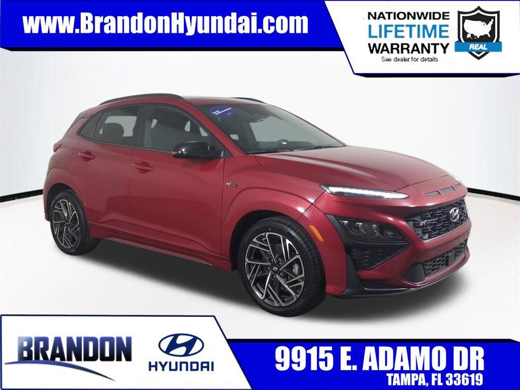 Used 2022 Hyundai Kona N Line w/ Tech Package image 1