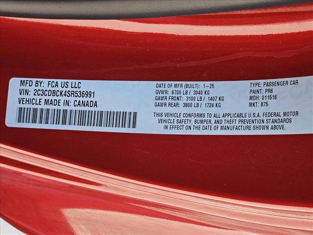 New 2025 Dodge Charger Daytona R/T w/ Quick Order Package 25M R/T AWD/4WD image 19