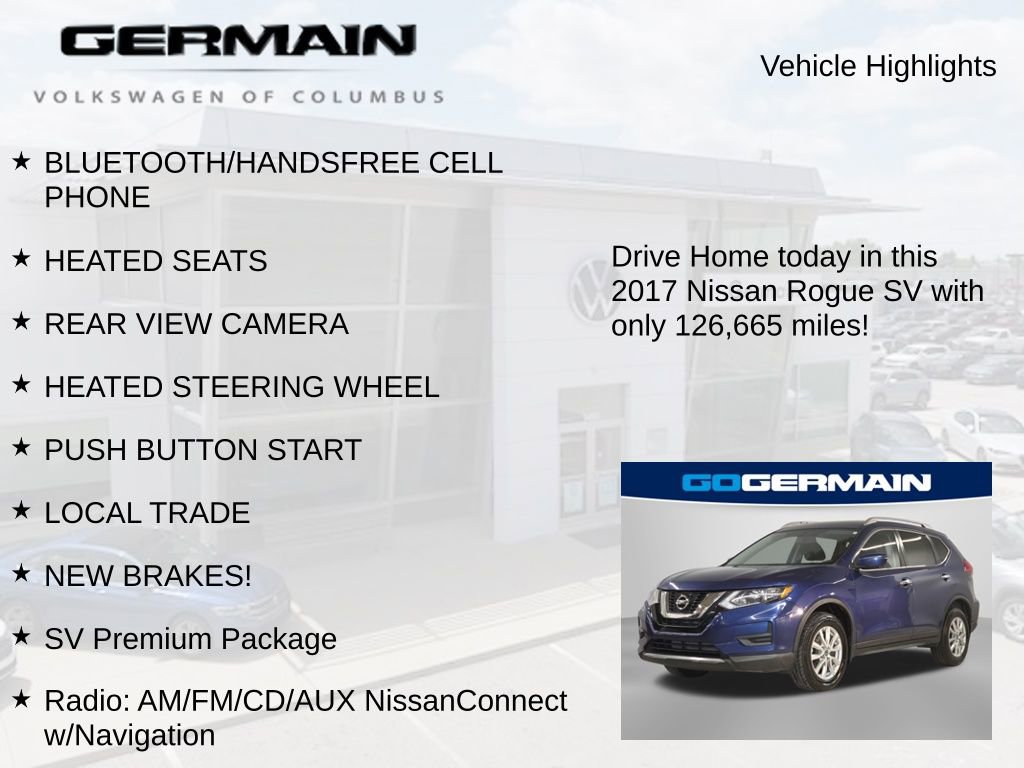 Used 2017 Nissan Rogue SV w/ SV Premium Package AWD/4WD image 5