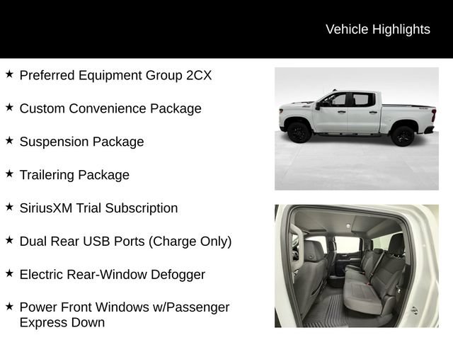 Certified 2025 Chevrolet Silverado 1500 Custom Trail Boss AWD/4WD image 27