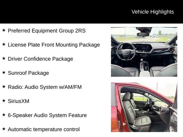 Certified 2024 Chevrolet Trax RS w/ Sunroof Package FWD image 12