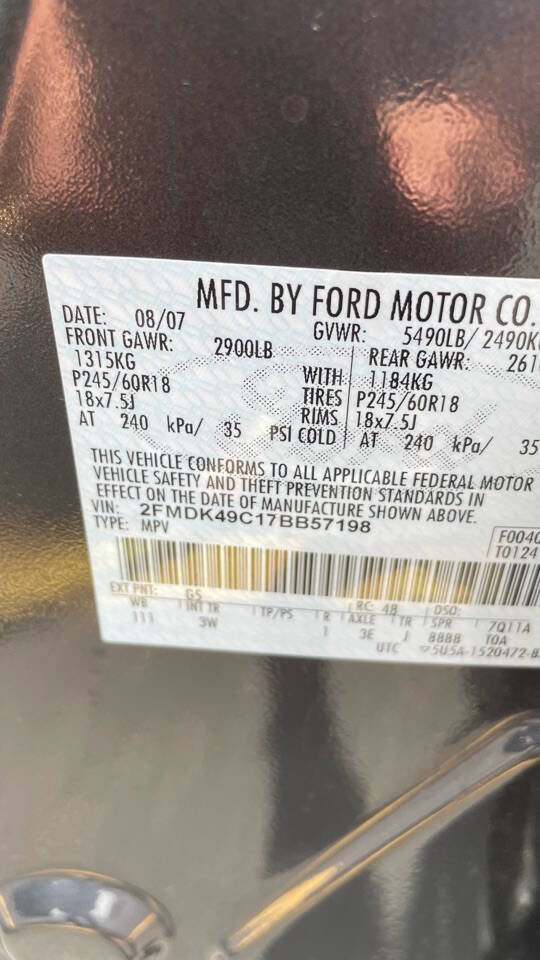 Used 2007 Ford Edge SEL Plus image 21