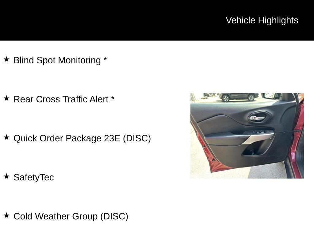 Used 2017 Jeep Cherokee Trailhawk w/ Comfort/Convenience Group AWD/4WD image 11