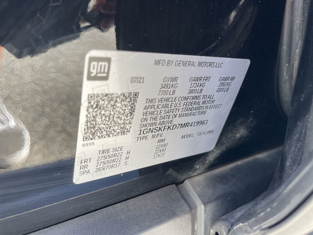 Used 2021 Chevrolet Suburban Premier w/ Premium Package image 43