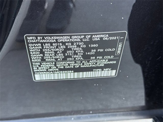 Used 2021 Volkswagen Atlas SE image 31