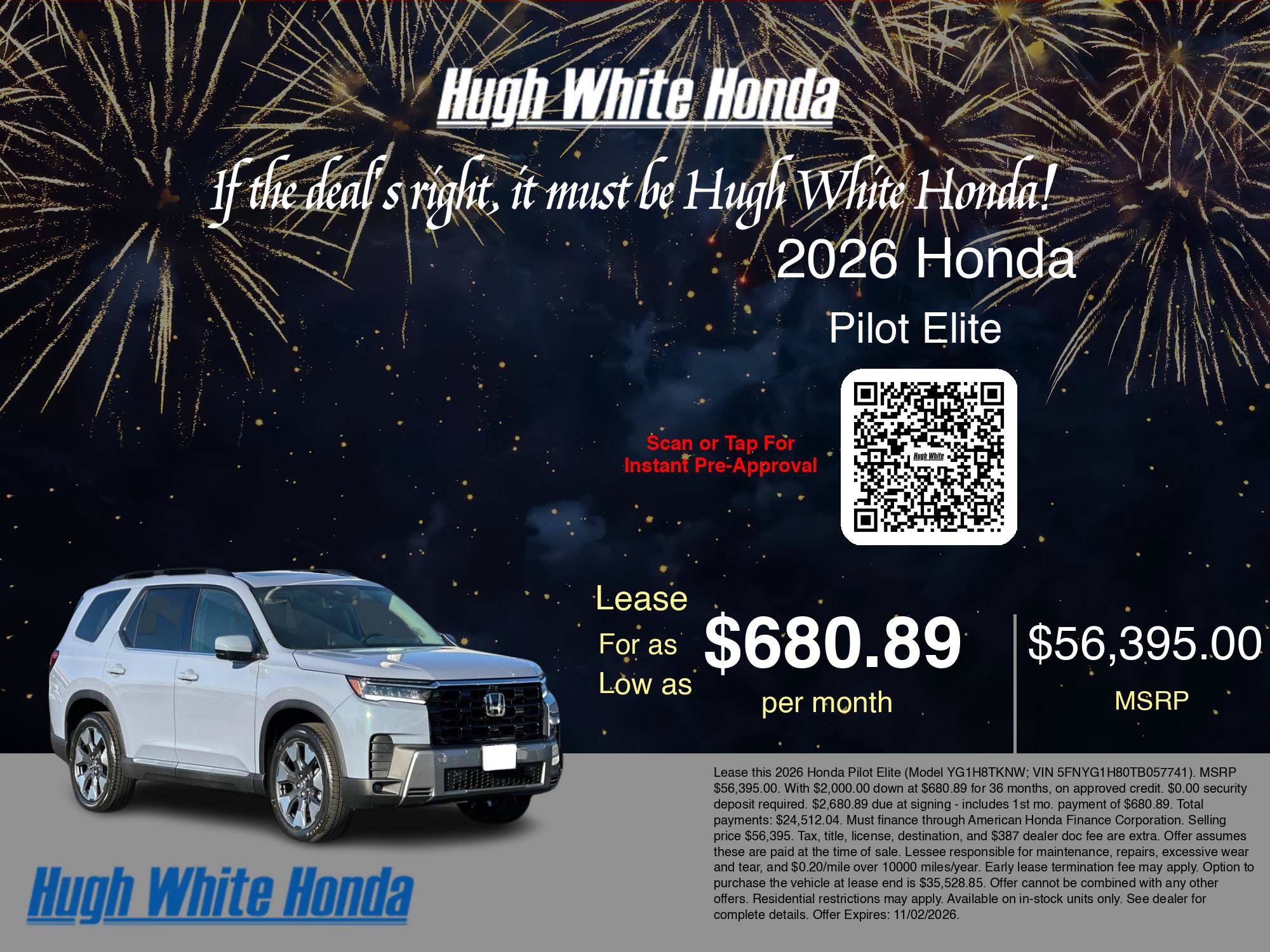 New 2026 Honda Pilot Elite image 26
