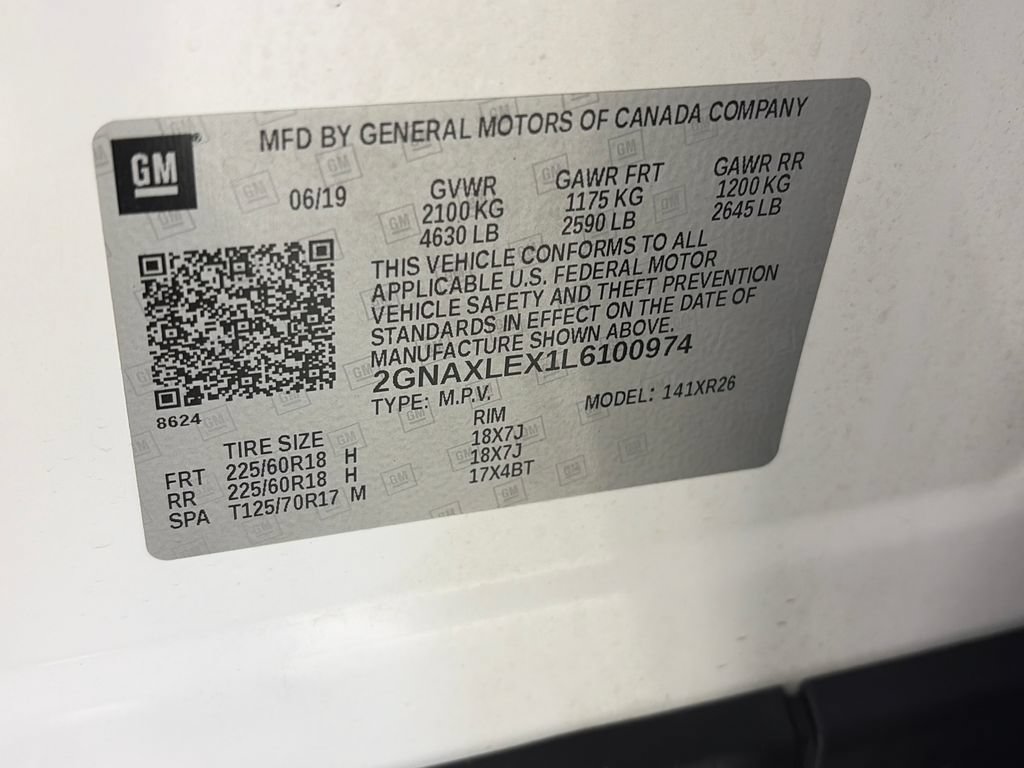 Used 2020 Chevrolet Equinox LT FWD image 9
