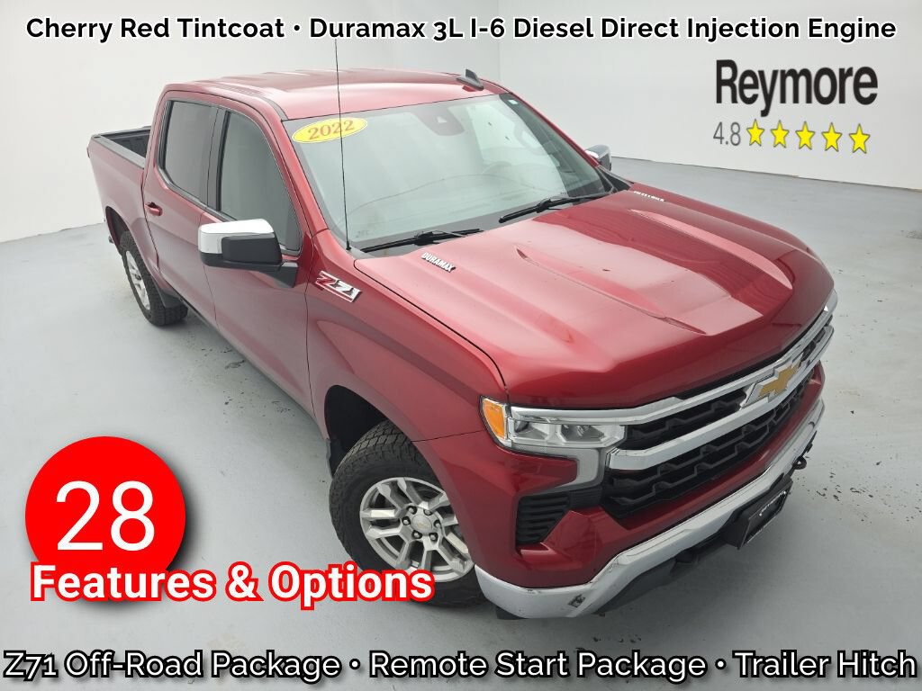 Certified 2022 Chevrolet Silverado 1500 LT w/ Z71 Off-Road Package AWD/4WD image 1