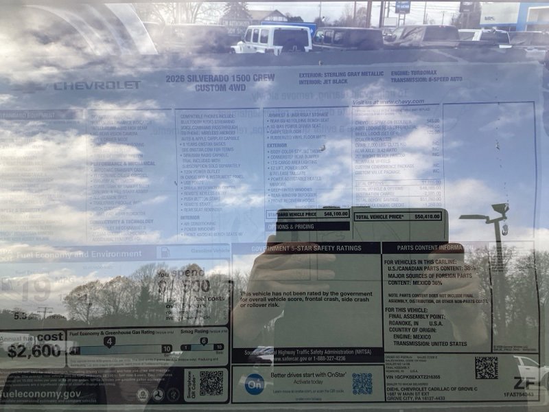 New 2026 Chevrolet Silverado 1500 Custom image 12