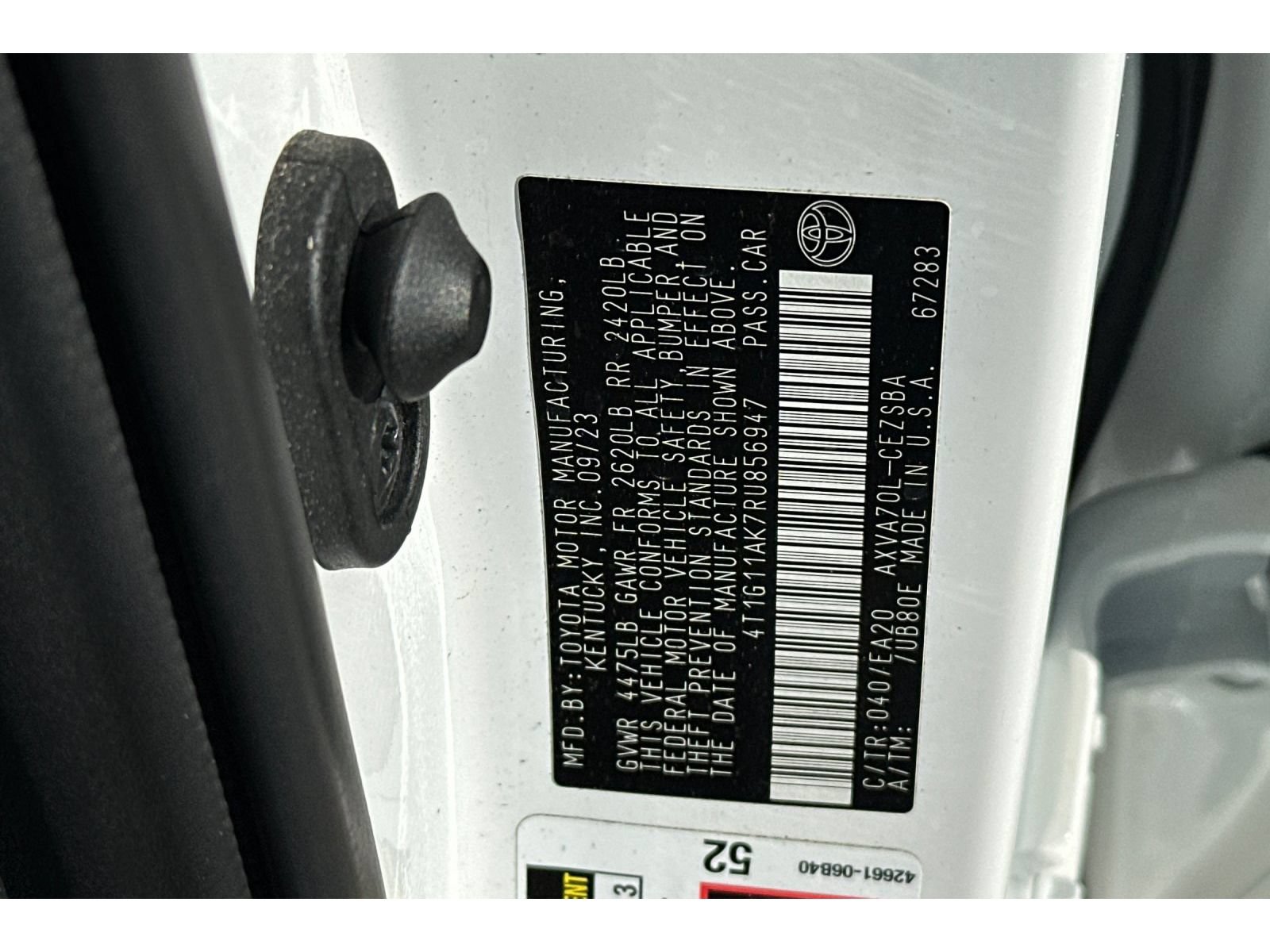 Certified 2024 Toyota Camry SE FWD image 31