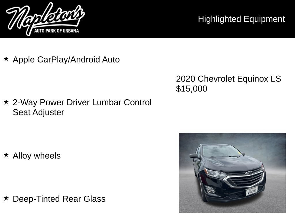 Used 2020 Chevrolet Equinox LS w/ LS Convenience Package FWD image 7