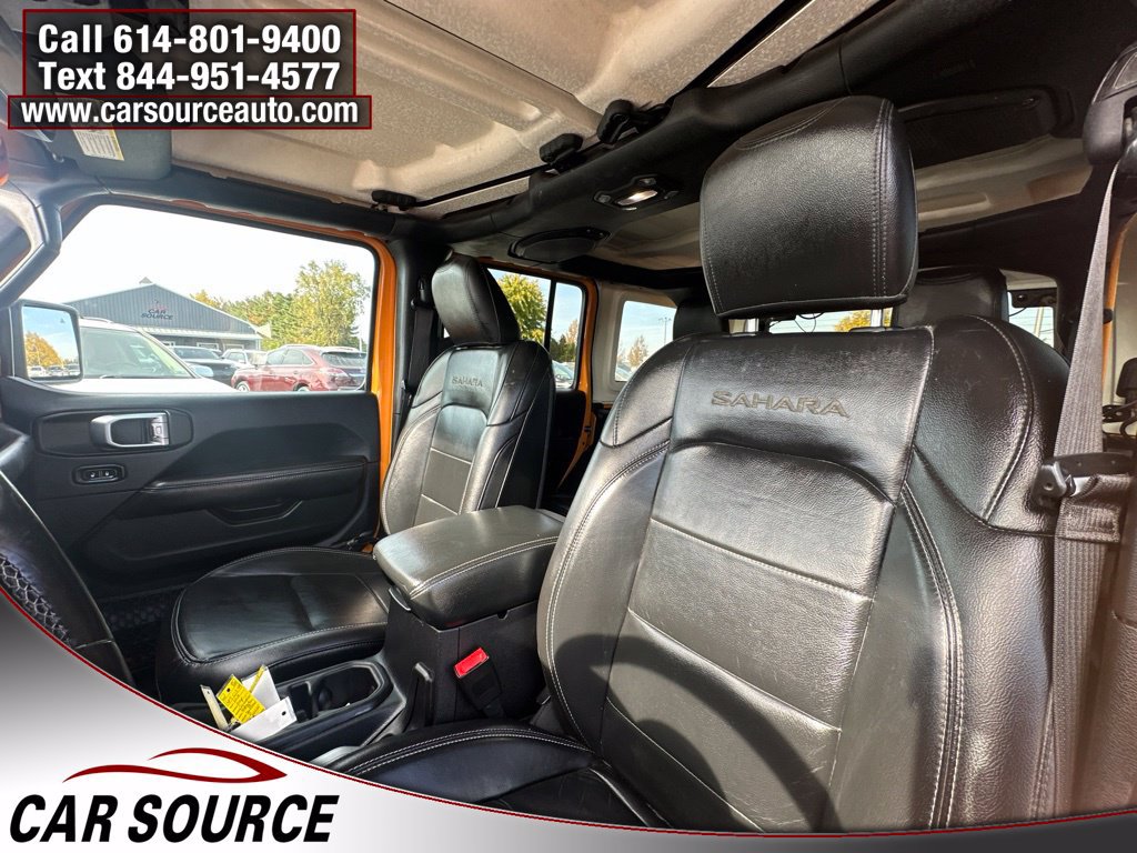 Used 2018 Jeep Wrangler Unlimited Sahara w/ Uconnect 4C Nav & Sound Group AWD/4WD image 15