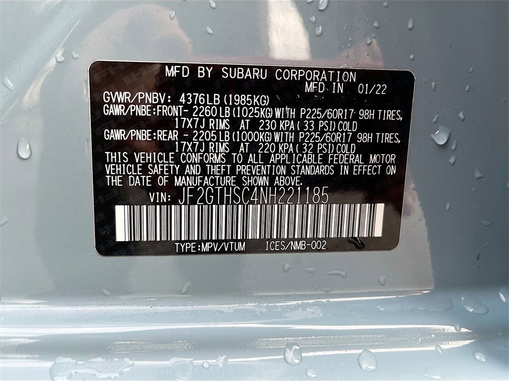 Used 2022 Subaru Crosstrek 2.5i Sport w/ Moonroof Package image 30