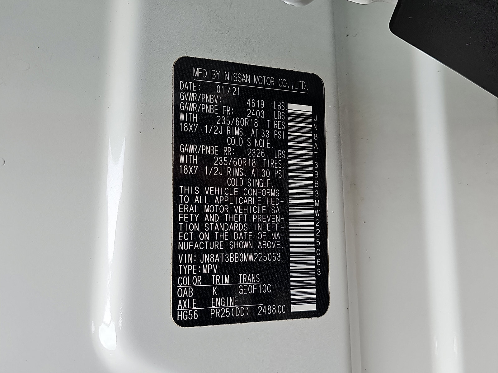 Used 2021 Nissan Rogue SV image 27