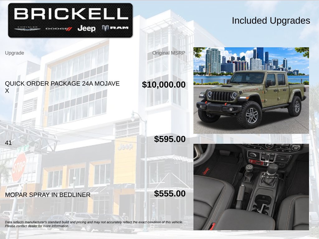Used 2025 Jeep Gladiator Mojave AWD/4WD image 5