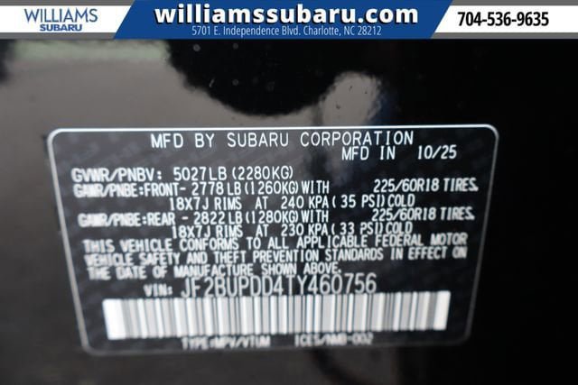 New 2026 Subaru Outback Limited w/ Premium/Limited Package AWD/4WD image 25