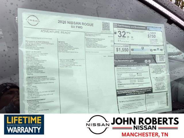 New 2026 Nissan Rogue SV image 17