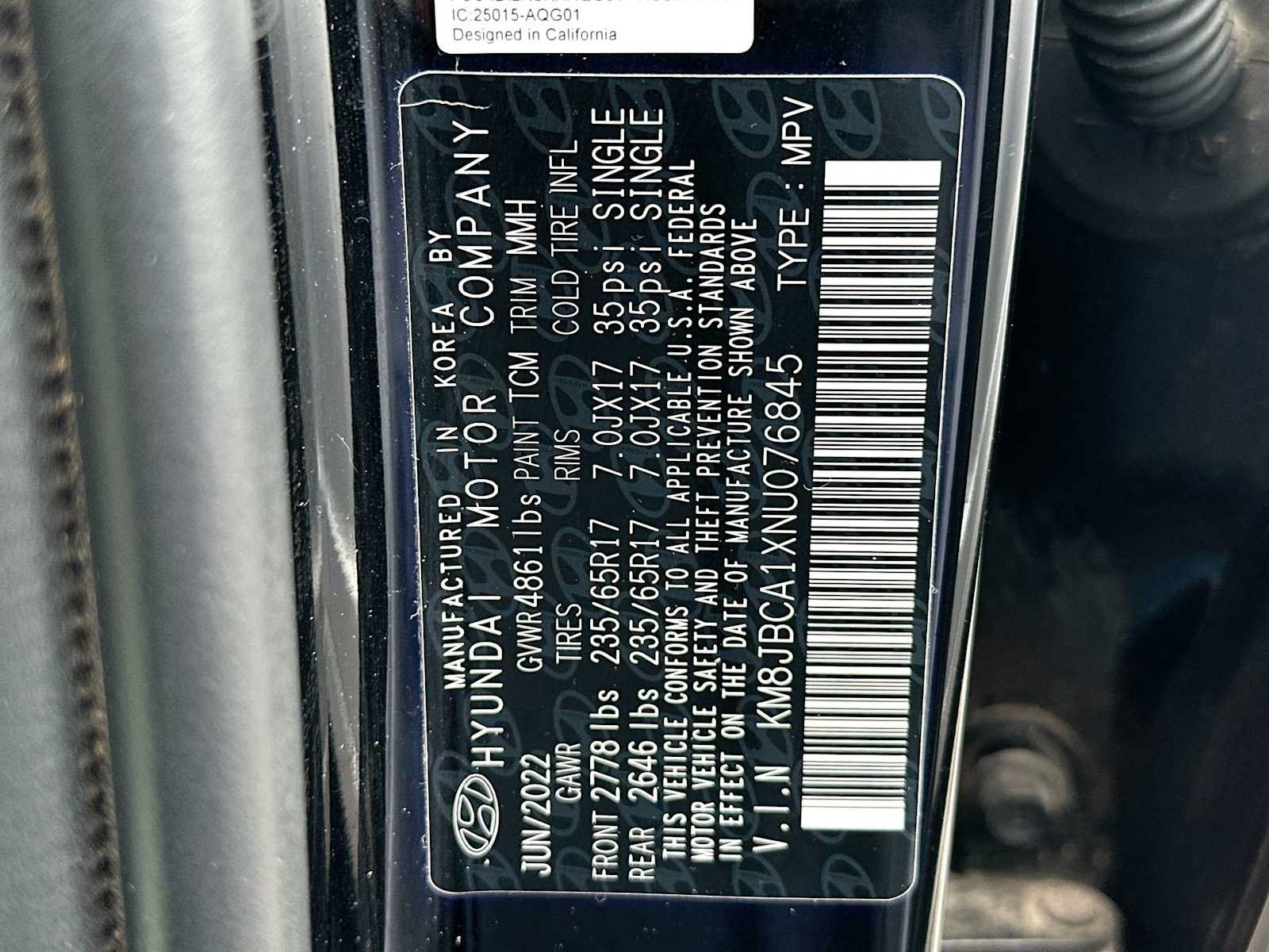 Used 2022 Hyundai Tucson Blue w/ Cargo Package AWD/4WD image 22