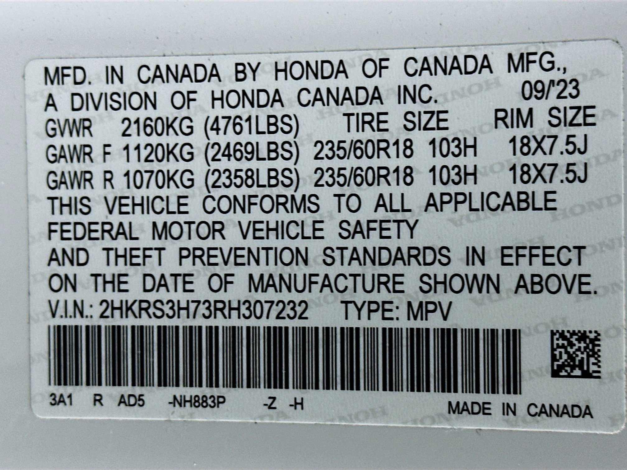 Used 2024 Honda CR-V EX-L image 12
