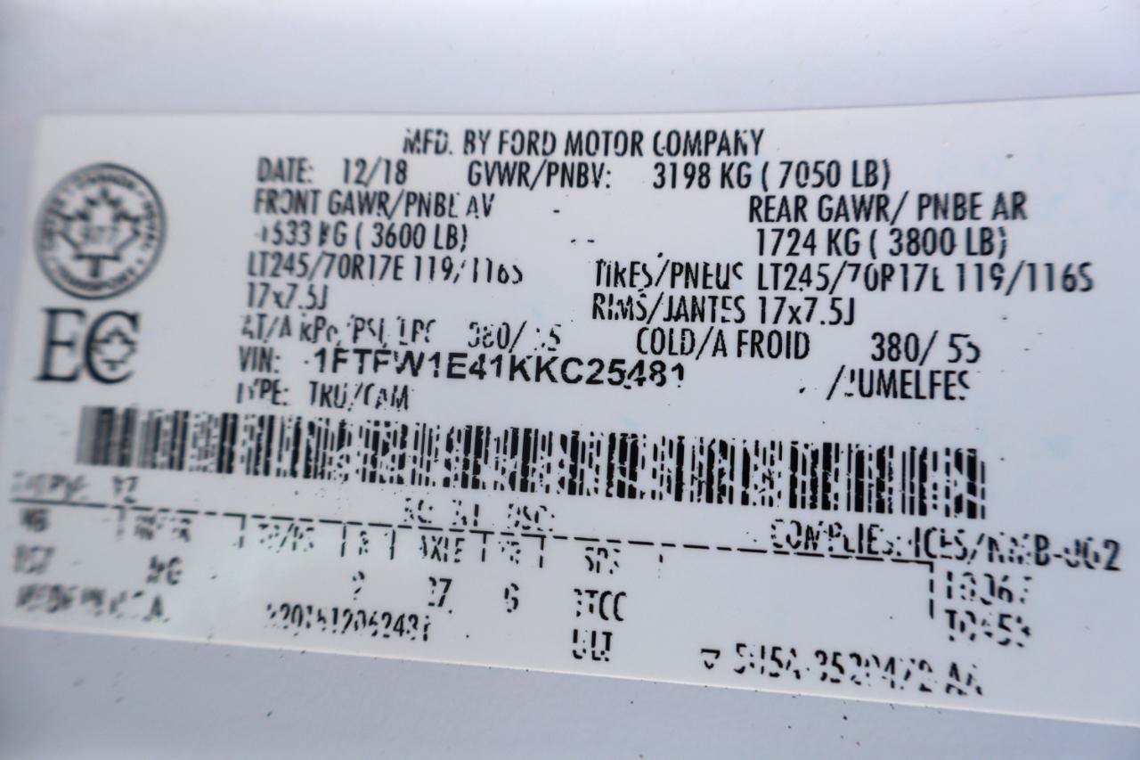 Used 2019 Ford F150 XLT w/ Trailer Tow Package AWD/4WD image 26