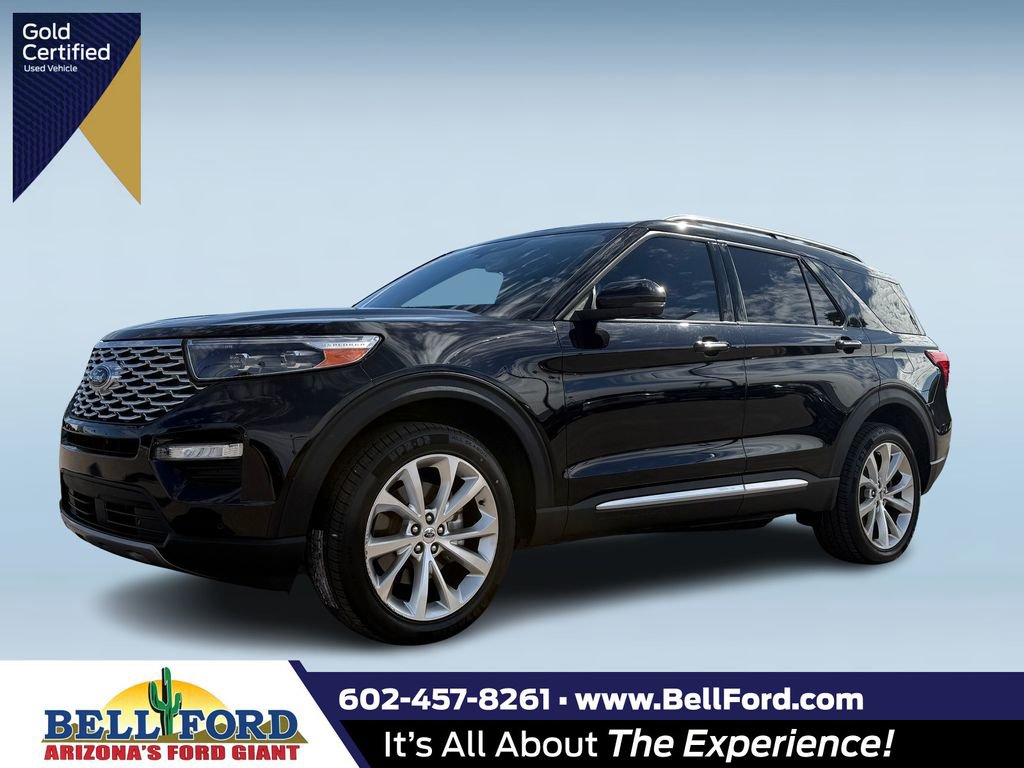 Certified 2023 Ford Explorer Platinum w/ Class IV Trailer Tow Package image 1