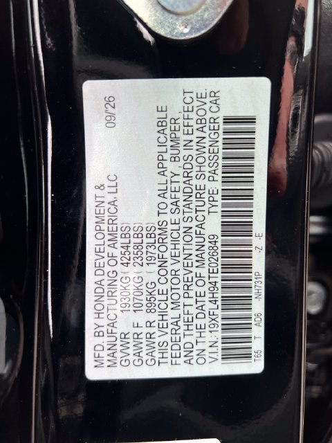 New 2026 Honda Civic Sport Touring image 18