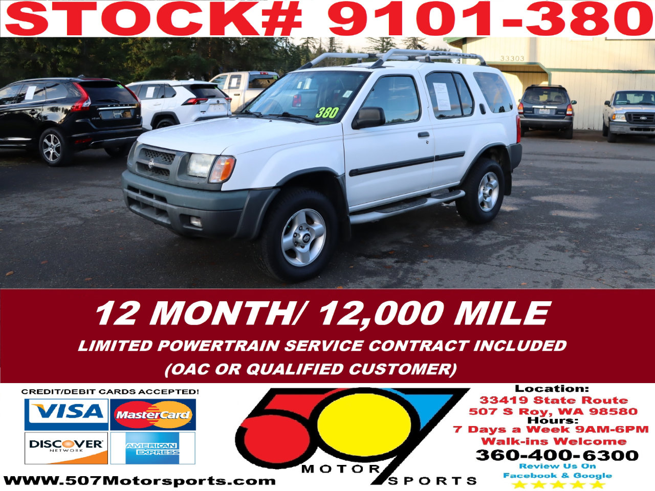 Used 2001 Nissan Xterra SE