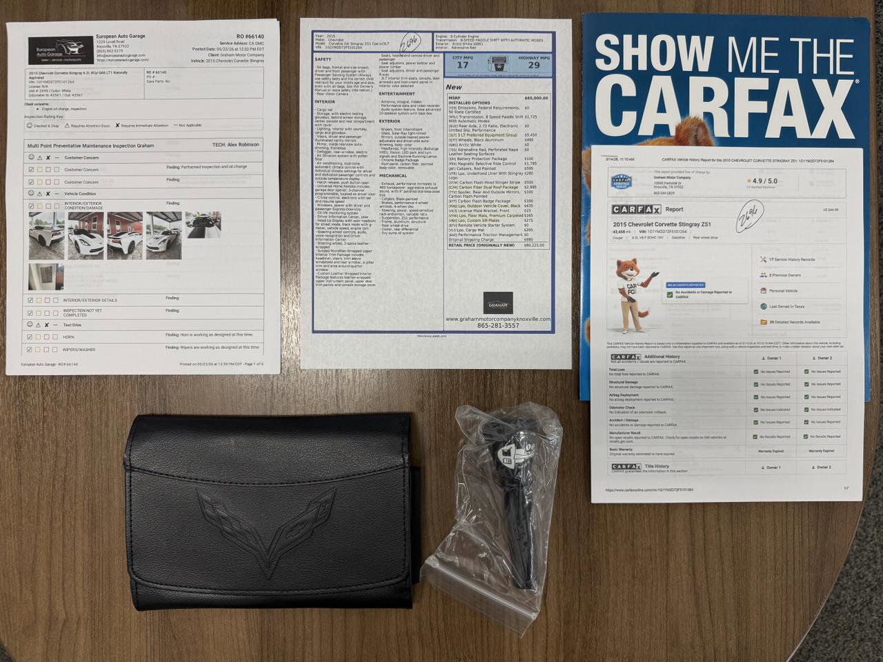 Used 2015 Chevrolet Corvette Stingray Coupe w/ 3LT Preferred Equipment Group RWD image 51