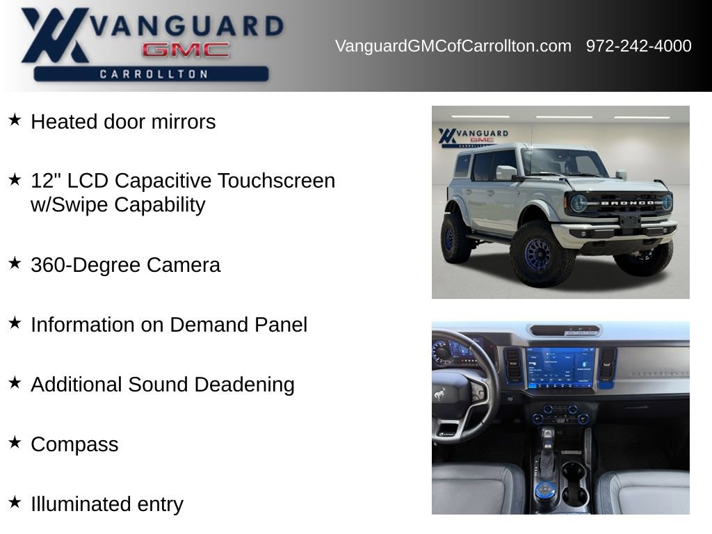 Used 2021 Ford Bronco Outer Banks AWD/4WD image 12