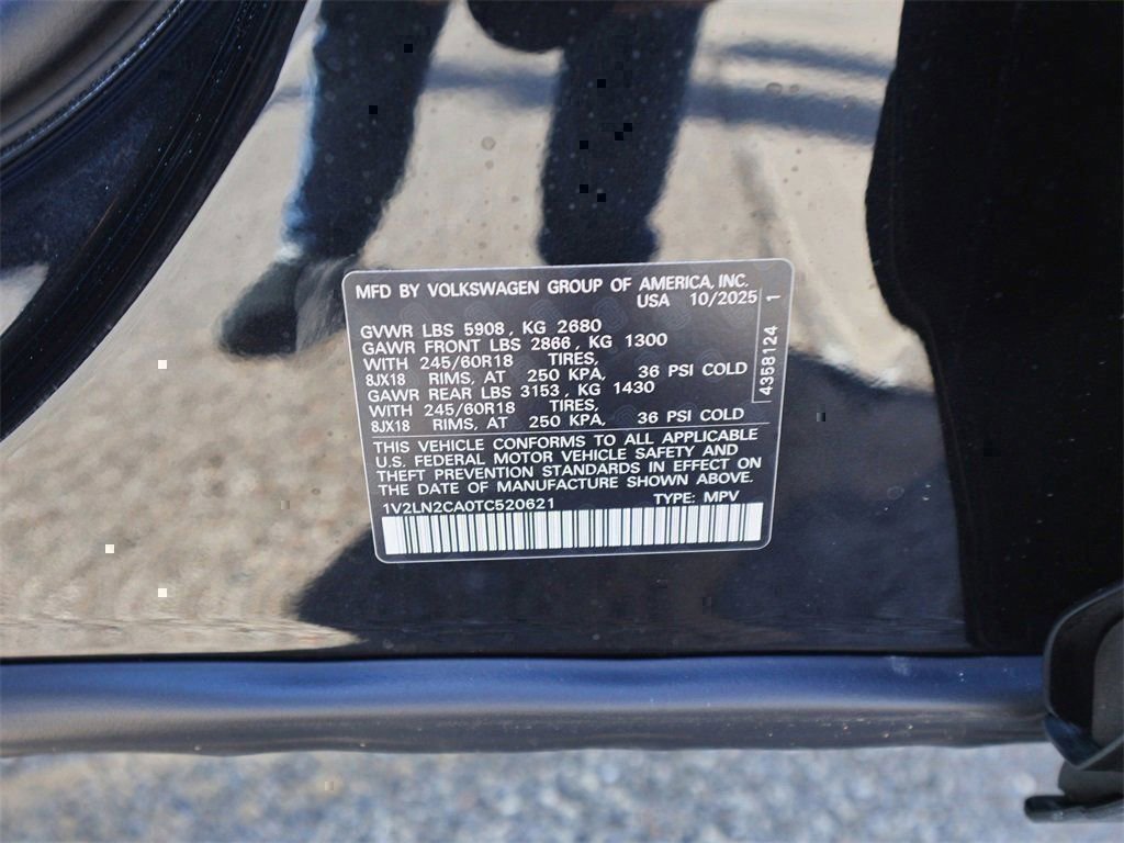 New 2026 Volkswagen Atlas SE image 29