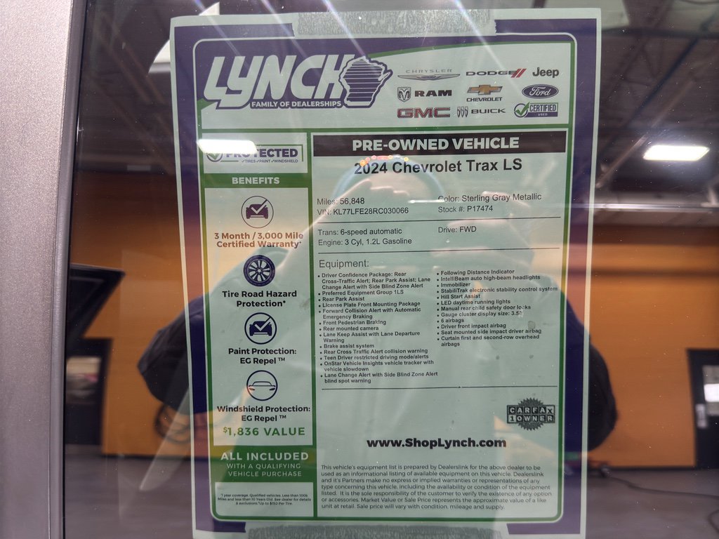 Used 2024 Chevrolet Trax LS w/ Driver Confidence Package image 36