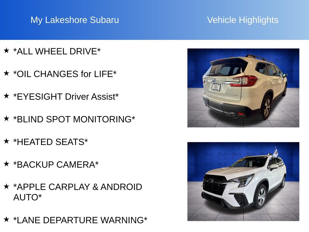 Certified 2025 Subaru Ascent Premium AWD/4WD image 6