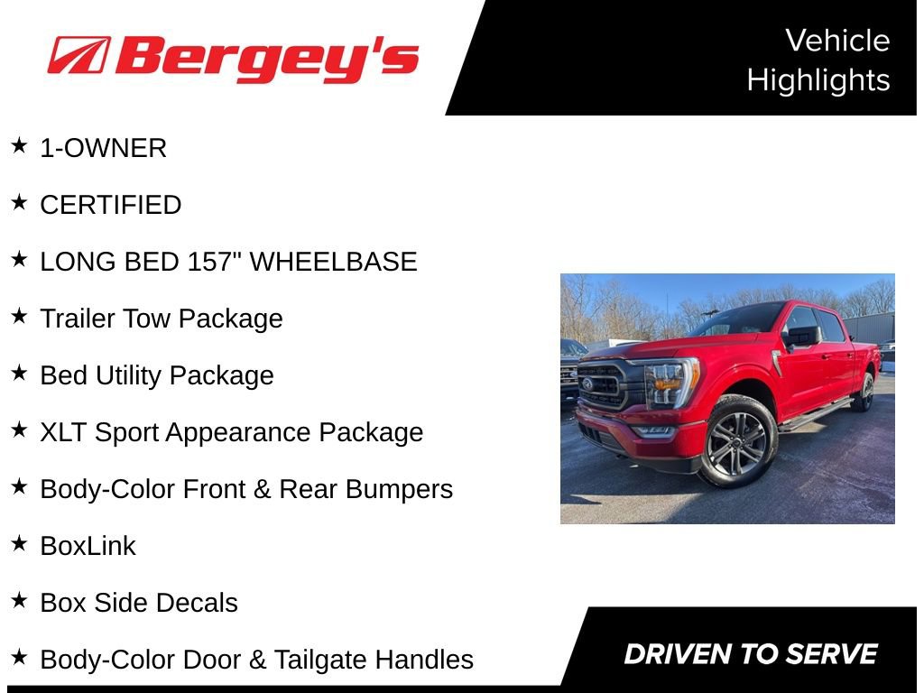Certified 2022 Ford F150 XLT w/ Equipment Group 302A High image 5